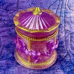 Carousel trinket container